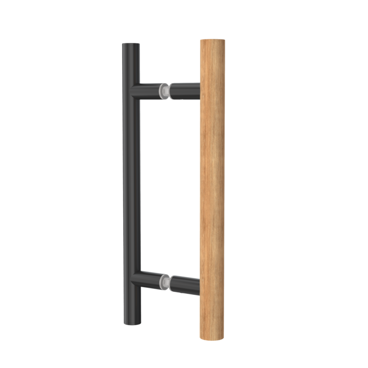 RG-978 Sauna door handle, oak/black