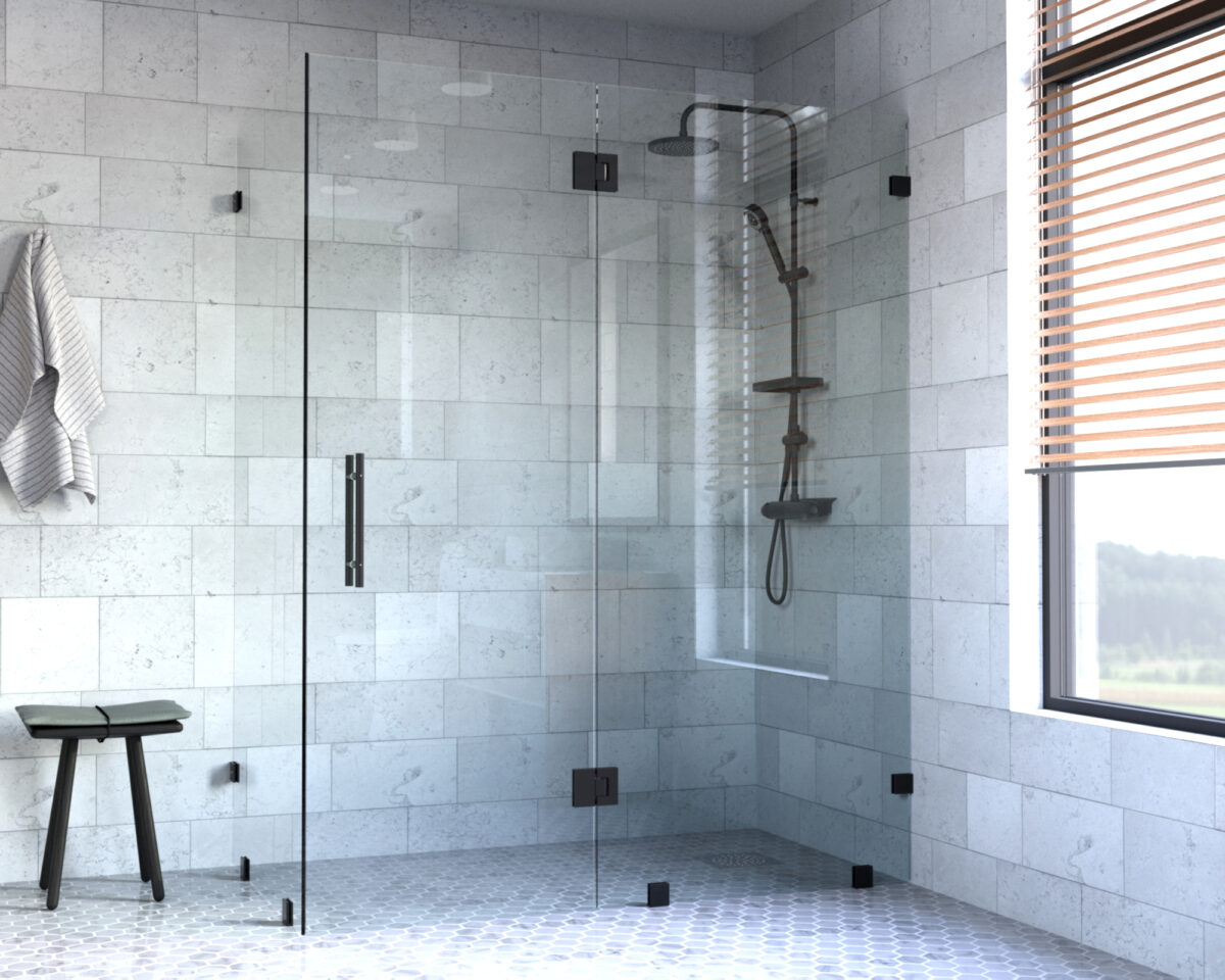 SIgnature-shower wall-black-in context